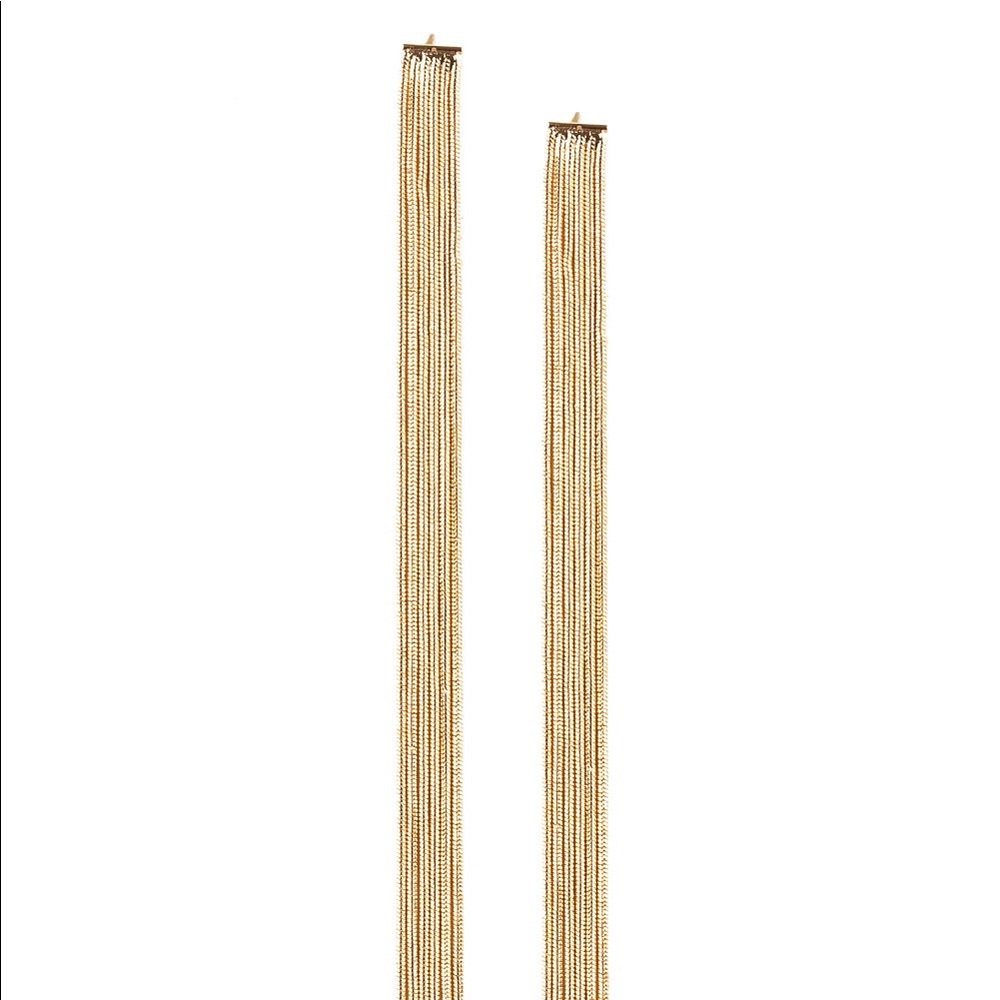 Long Gold Earrings